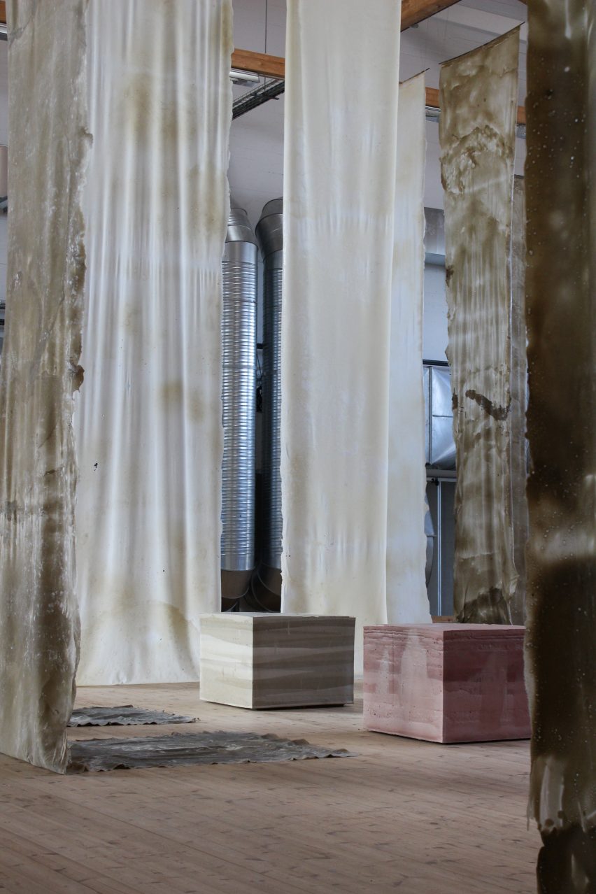 Biomaterials at Human Nature exhibition