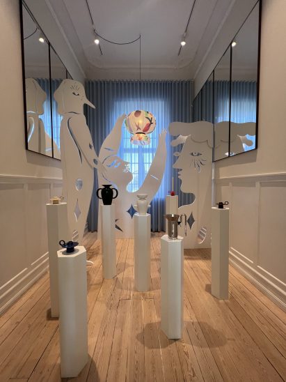 Jaime Hayon has created an installation at &Tradition’s headquarters-turned showroom for the launch of its Momento and Fomakami collection