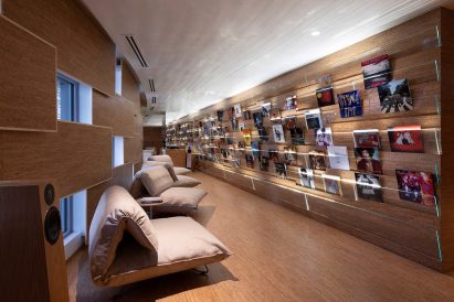Listening room in Vancouver skyscraper