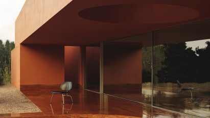 Exterior of La Casa de los Olivos in Valencia by Balzar Arquitectos