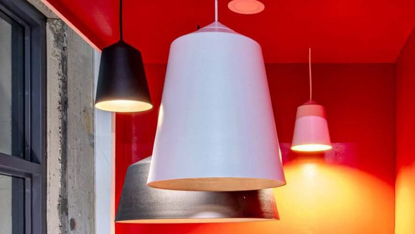 Installation of large hanging lights