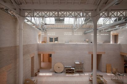 Interior of workspace by Atelier Luma, Assemble and BC Architects & Studies