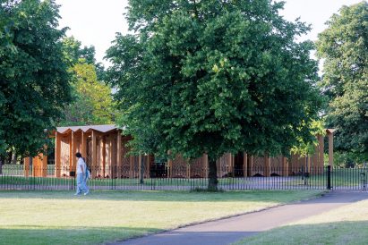 Serpentine Pavilion in Kensington Gardens by Lina Ghotmeh