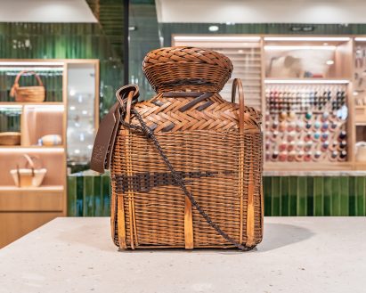 Loewe ReCraft store in Osaka preserves and repairs the brand's leather goods
