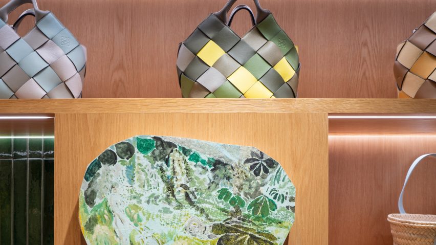 Loewe ReCraft store in Osaka preserves and repairs the brand's leather goods