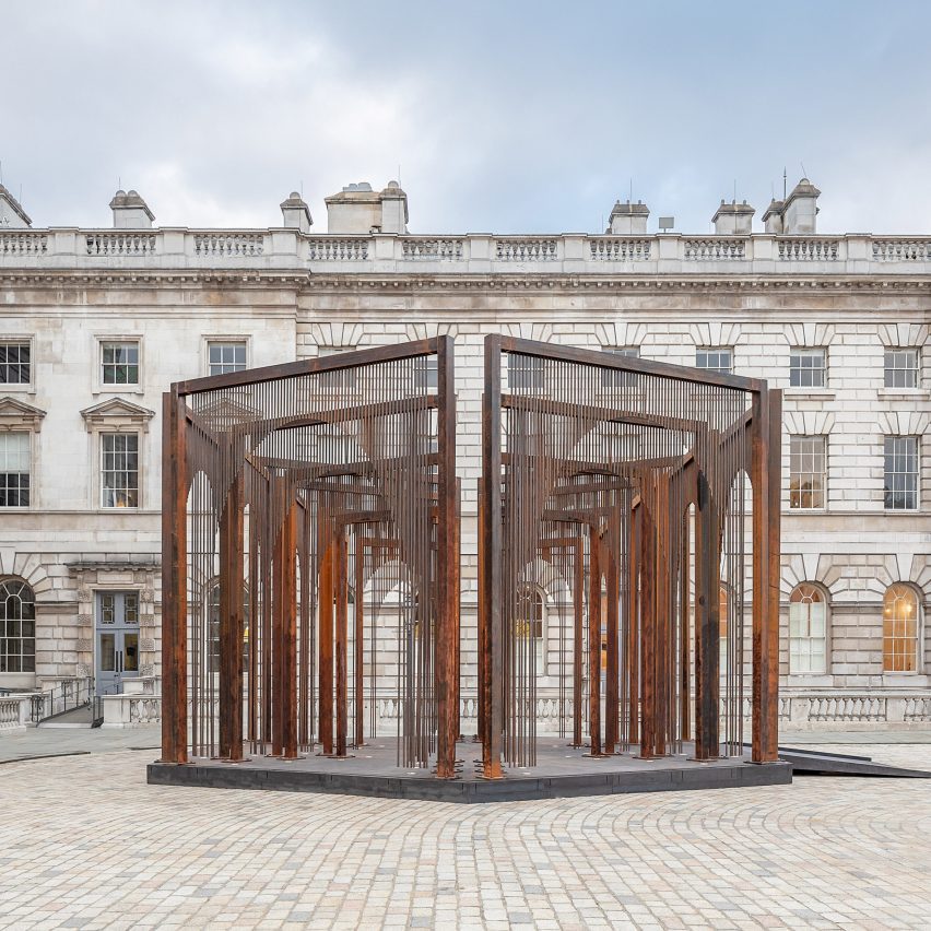 Openwork pavilion, Turkey, by Melek Zeynep Bulut at London Design Biennale 2023