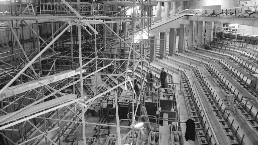 Photo of Barbican Centre under construction