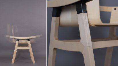 Photo of a wooden stool