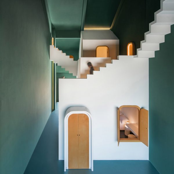 MC Esher-informed guesthouse