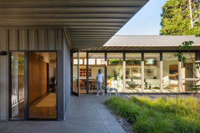 Floor-to-ceiling glazing at Meadow House