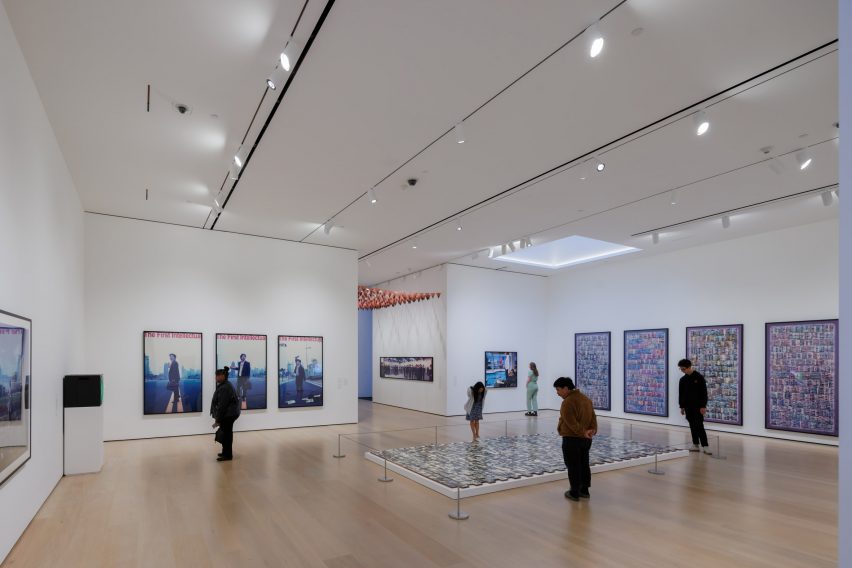 Art gallery space at the Hammer Museum in Los Angeles by Michael Maltzan Architects