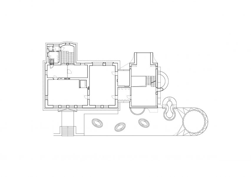 Second floor plan of Montessori Kindergarten