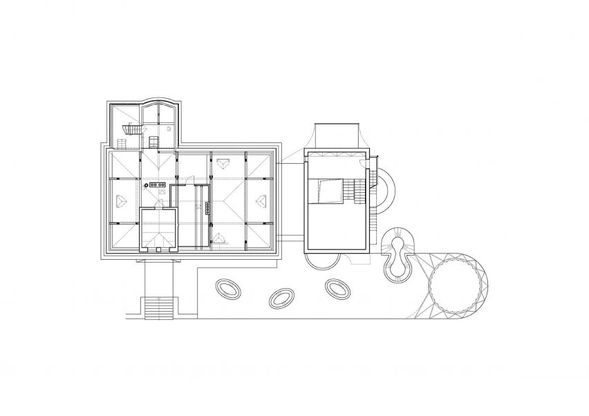Third floor plan of Montessori Kindergarten