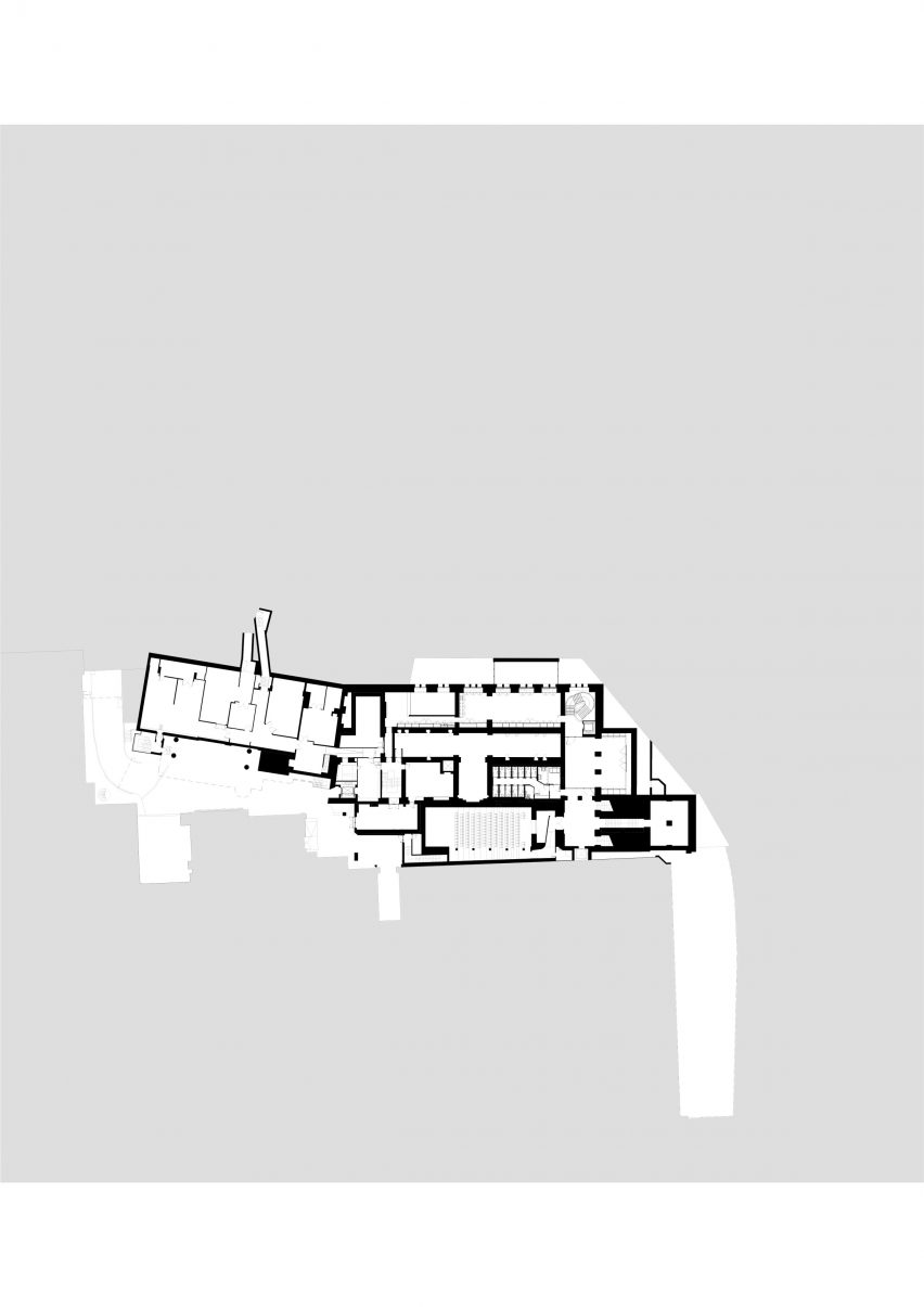 Lower basement plan of National Portrait Gallery