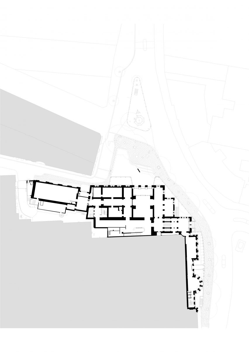 Ground floor plan of National Portrait Gallery