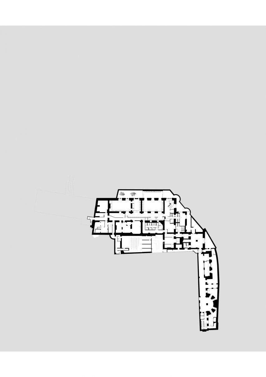 Upper basement plan of National Portrait Gallery