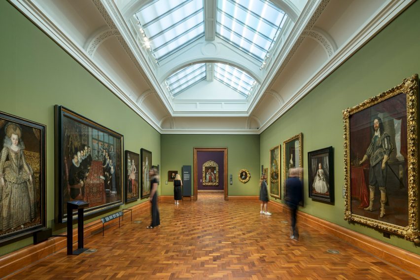 Interior of National Portrait Gallery