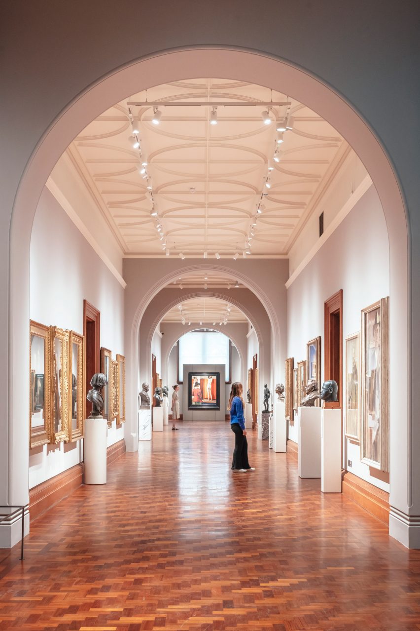 Interior of National Portrait Gallery