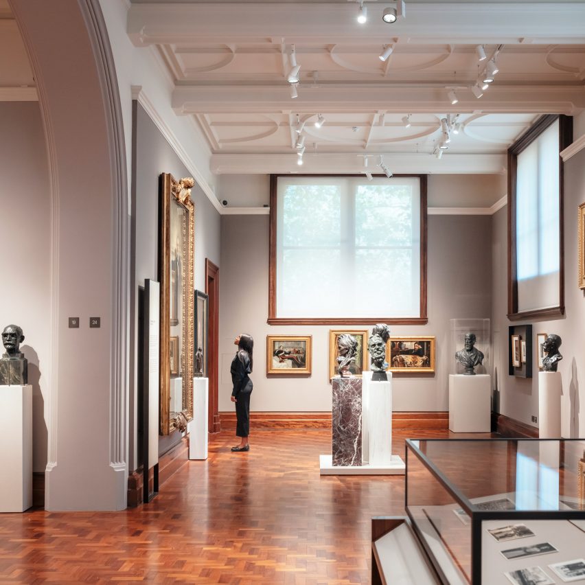 Interior of National Portrait Gallery