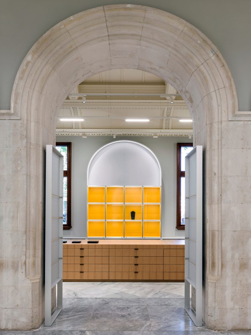 National Portrait Gallery shops in London by Alex Cochrane Architects