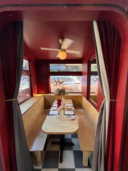 Don Angie outdoor dining shelter in New York City
