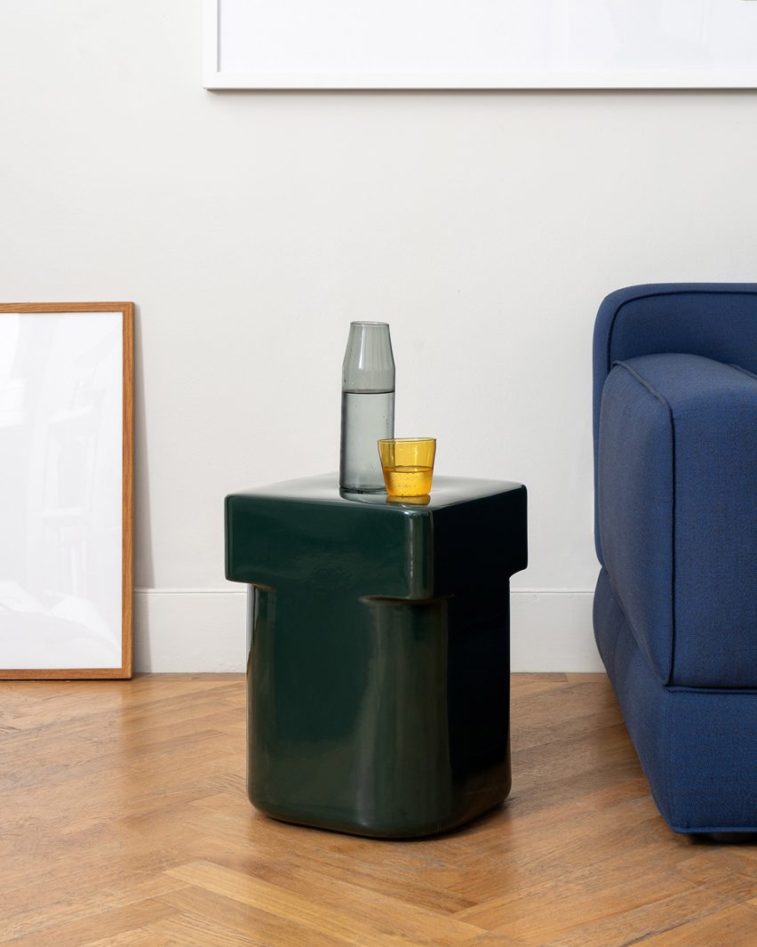 Landmark by Daniel Schofield with Milk carafe and glasses by Julien Renault