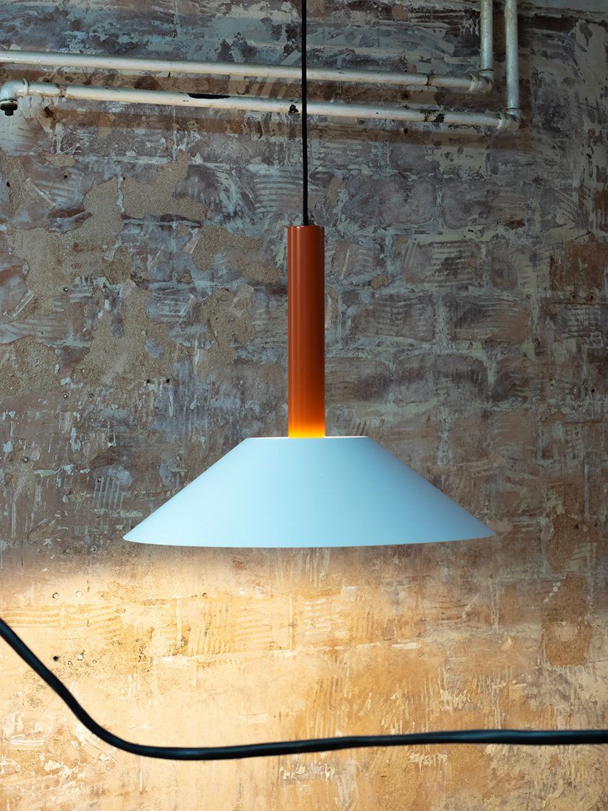 Hook pendant lamp by Alexandra Gerber for NINE