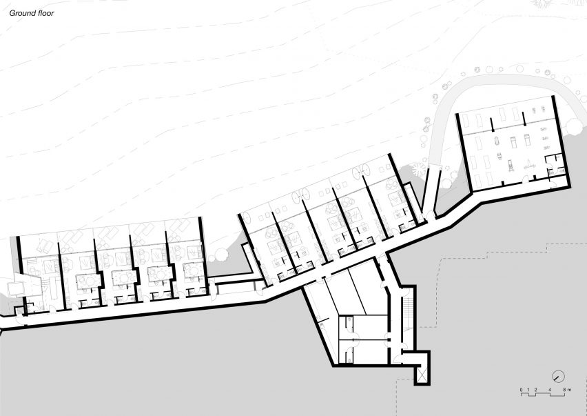 Ground floor plan of Olympic Hotel