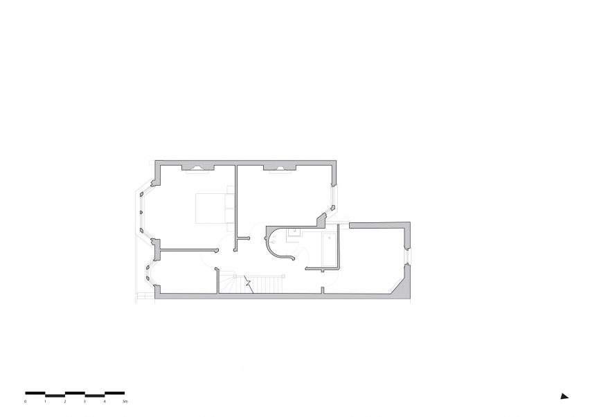 First floor plan of Graphic House