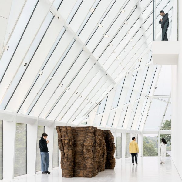 OMA envelopes Buffalo art museum extension in transparent “veil”