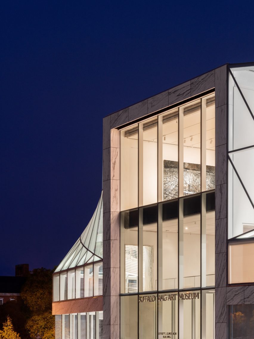 Buffalo AKG art museum by OMA