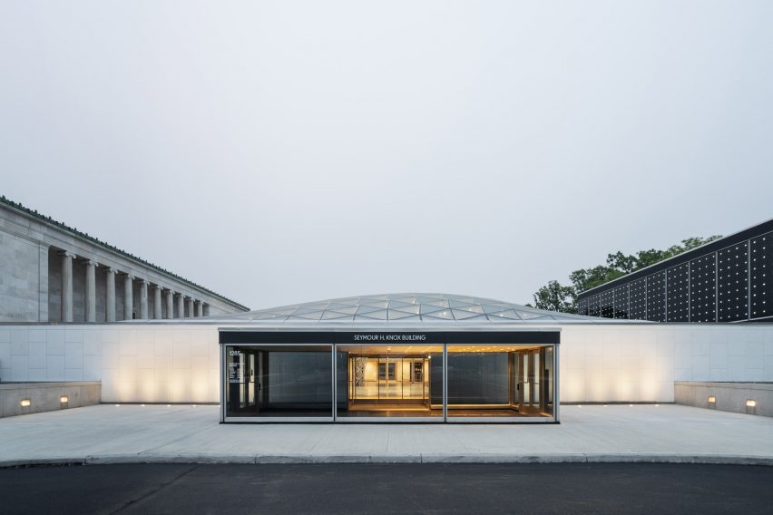Buffalo AKG art museum by OMA