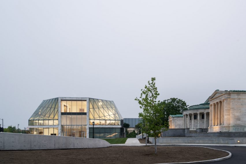Buffalo AKG art museum by OMA