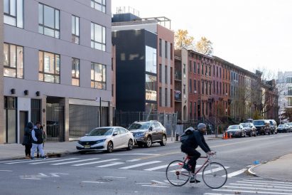 Skinny site in Brooklyn, New York