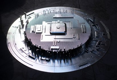 Graphic image of AI system