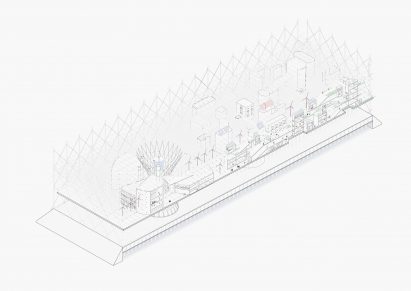 Angular view of a self-sufficiency centre