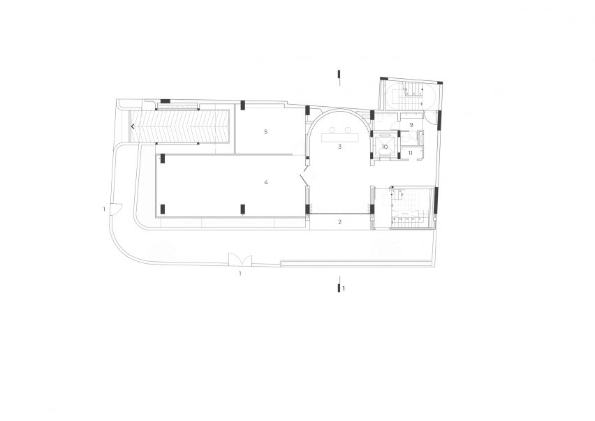 Ground floor plan of Premier Office