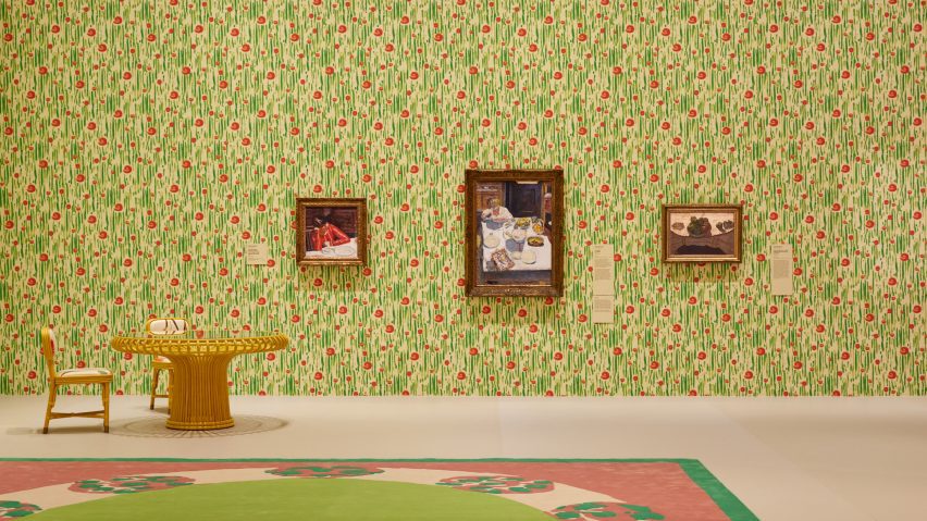 India Mahdavi creates colourful scenography for Pierre Bonnard exhibition in Melbourne