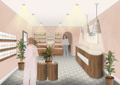 Visualisation of dining area
