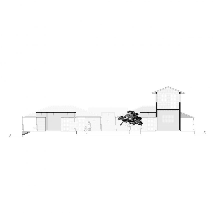 Courtyard house near Chennai by Rain Studio