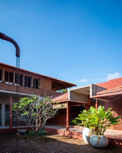 Courtyard home in India by Rain Studio