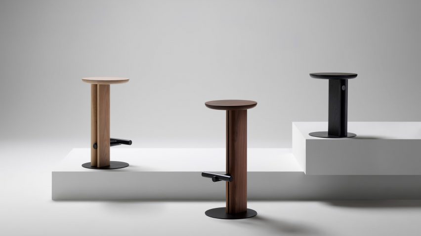 Rook stool by Ross Gardam