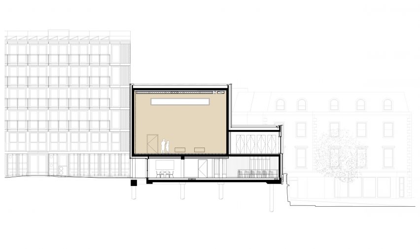 Section of Roundhouse Works by Paddy Dillon, Reed Watts Architects and Allies & Morrison