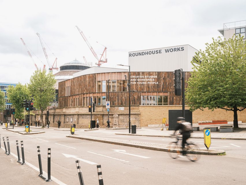 Exterior of Roundhouse Works by Paddy Dillon, Reed Watts Architects and Allies & Morrison