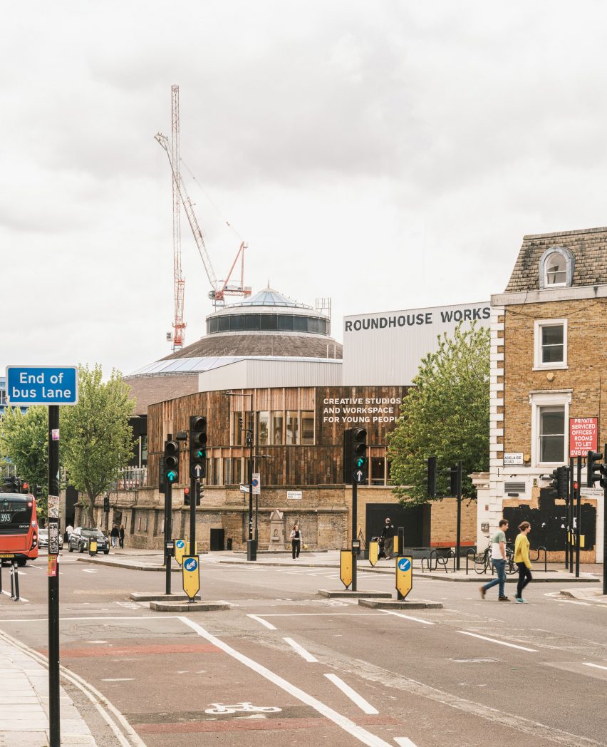 Exterior of Roundhouse Works by Paddy Dillon, Reed Watts Architects and Allies & Morrison