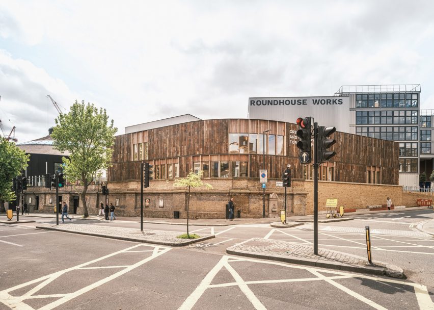 Exterior of Roundhouse Works by Paddy Dillon, Reed Watts Architects and Allies & Morrison
