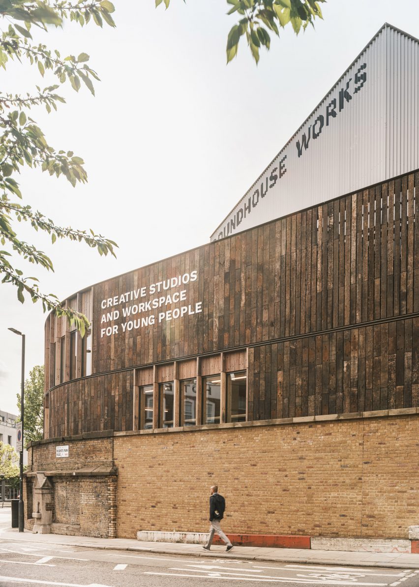 Exterior of Roundhouse Works by Paddy Dillon, Reed Watts Architects and Allies & Morrison