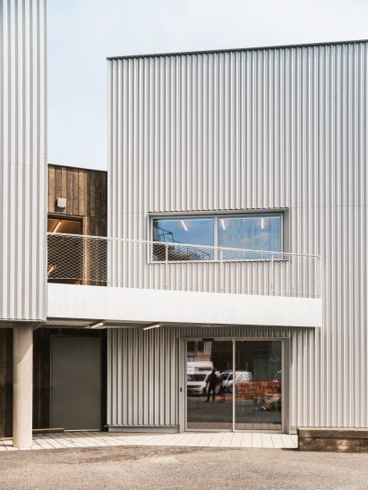 Corrugated metal cladding