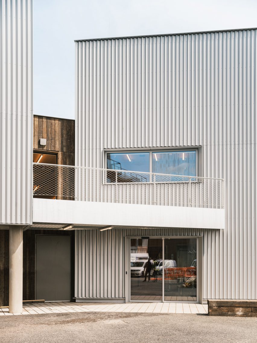Exterior of Roundhouse Works by Paddy Dillon, Reed Watts Architects and Allies & Morrison