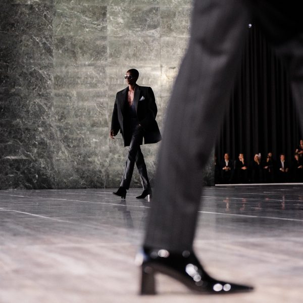 Photo of the Saint Laurent show at Neue Nationalgalerie